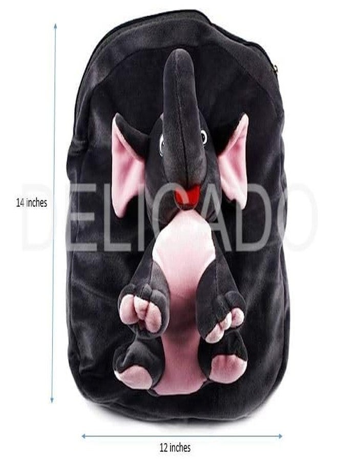 Delicado Kids Backpack, Cute Small Toddler Kids Preschool Backpack Plush Cartoon Mini children Nursery/School/Picnic/Travelling Bag for Baby Girl Age 1-5 Years - Image 5